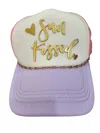 Gdg Hats Summer Hat In Sunkissed Pink & Purple In Multi
