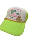 Gdg Hats Summer Misc Hat In Bright Green In Green