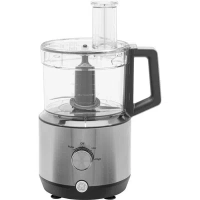 Ge Appliances 12-cup Food Processor With Accessories In Stainless Steel