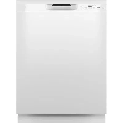 Ge Appliances 24" 55 Dba Built-in Full Digital Control Dishwasher In White