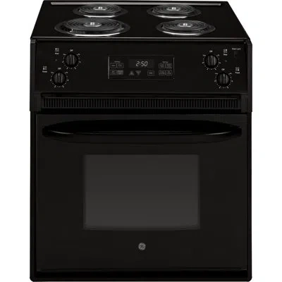 Ge Appliances 27" 3 Cu. Ft Drop-in Electric Range In Black