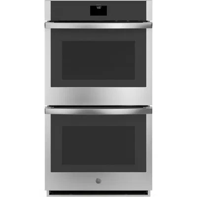 Ge Appliances 27" Smart Built-in Convection Double Wall Oven With No Preheat Air Fry In Stainless Steel