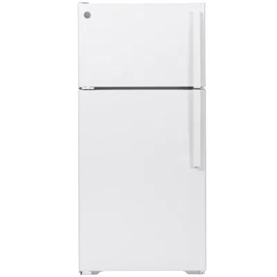 Ge Appliances 28" Energy Star Top Freezer Refrigerator In White