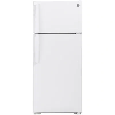 Ge Appliances 28" Top Freezer 17.5 Cu. Ft. Energy Star Refrigerator In White