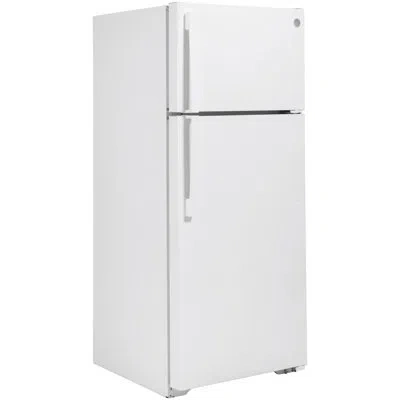 Ge Appliances 28" Top Freezer 17.5 Cu. Ft. Refrigerator In White