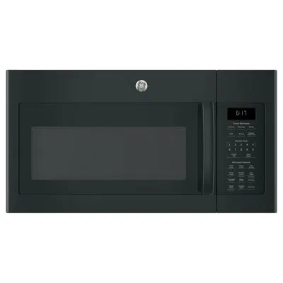 Ge Appliances 30" 1.7 Cu Ft. 1000 - Watt Convertible Over-the-range Microwave With Sensor Cooking In Black