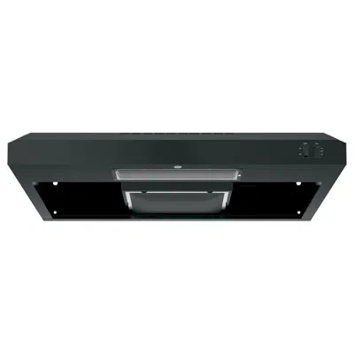 Ge Appliances 30" 200 Cfm Convertible Under Cabinet Range Hood In Black