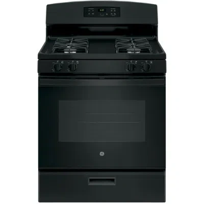 Ge Appliances 30" 4.8 Cu. Ft. Freestanding Gas Range In Black
