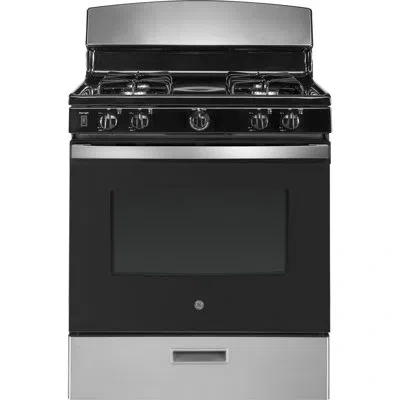 Ge Appliances 30" 4.8 Cu. Ft. Freestanding Natural Gas In Stainless Steel