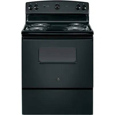 Ge Appliances 30" 5 Cu Ft. Freestanding Electric Range In Black