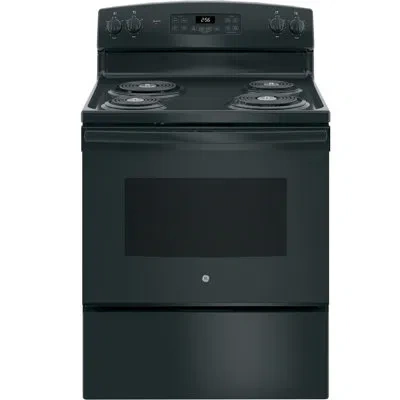 Ge Appliances 30" 5 Cu. Ft. Freestanding Electric Range In Black
