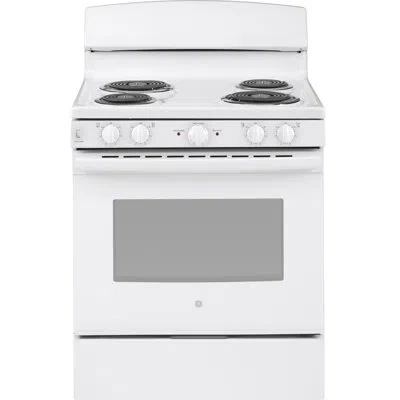 Ge Appliances 30" 5 Cu. Ft. Freestanding Electric Range In White