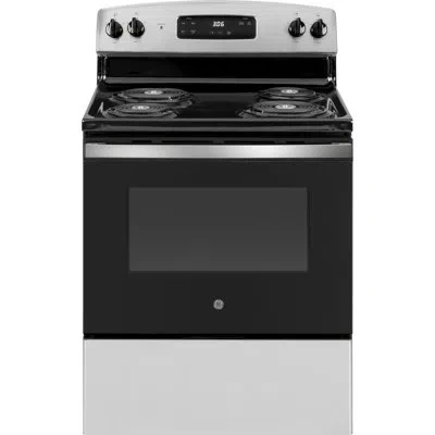 Ge Appliances 30" 5 Cu. Ft. Freestanding Electric In Stainless Steel
