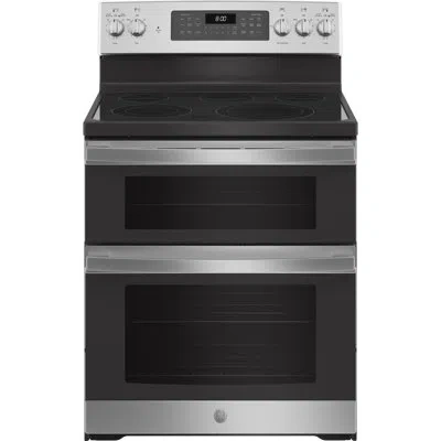 Ge Appliances 30" 6.6 Cu. Ft. Freestanding Electric Range With 5 Elements And Convection Oven In Stainless Steel