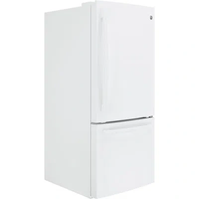 Ge Appliances 30" Energy Star® Bottom Freezer 21 Cu. Ft. Refrigerator In White
