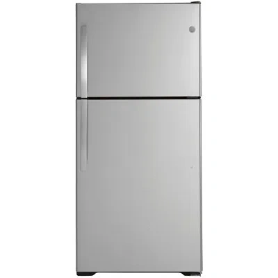 Ge Appliances 30" Top Freezer 19.1 Cu. Ft. Refrigerator In Stainless Steel