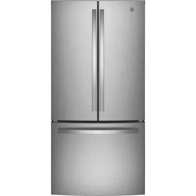 Ge Appliances 33" French Door 24.7 Cu. Ft. Refrigerator In Stainless Steel