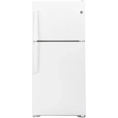 Ge Appliances 33" Top Freezer 21.9 Cu. Ft. Refrigerator In White