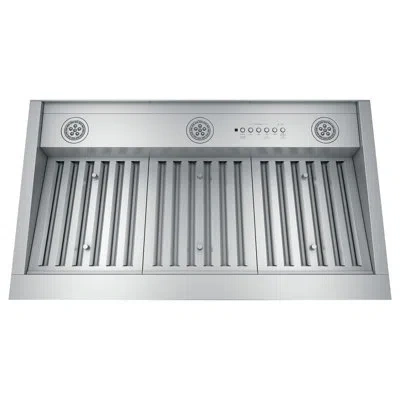 Ge Appliances 34" Ge Smart Appliances 610 Cfm Convertible Insert Range Hood In Stainless Steel With Night Light Wi