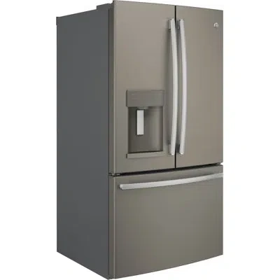 Ge Appliances 35.75" Energy Star® French Door 27.8 Cu. Ft. Refrigerator In Slate