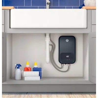 Ge Appliances 3.5kw/120 Volt 0.7 Gpm Electric Tankless Water Heater In Diamond Gray