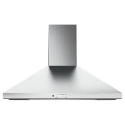 Ge Appliances 36" 350 Cfm Convertible Wall Mount Range Hood With Night Light In Stainless Steel