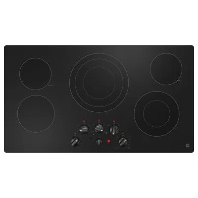 Ge Appliances 36.13" Electric Cooktop With 5 Elements In Black