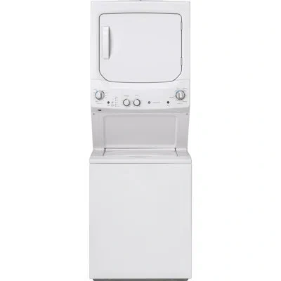 Ge Appliances 3.8 Cu. Ft. Washer And 5.9 Cu. Ft. Electric Dryer Laundry Center In White