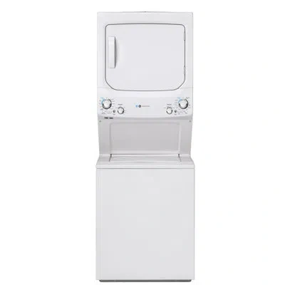 Ge Appliances 3.9 Cu. Ft. Washer And 5.9 Cu. Ft. Electric Dryer Laundry Center In White