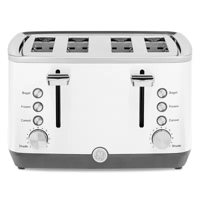 Ge Appliances 4 Slice Toaster In White