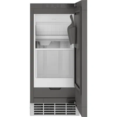 Ge Appliances 65 Lb. Daily Production Gourmet Ice Freestanding Ice Maker In Stainless Steel