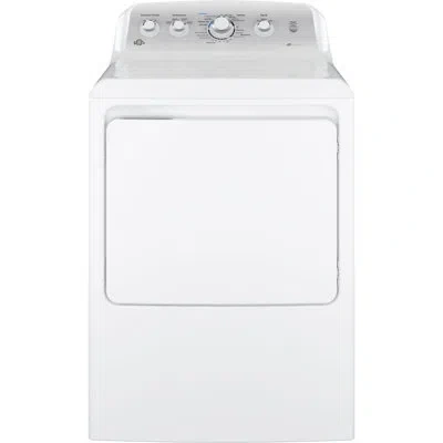 Ge Appliances 7.2 Cu. Ft. High Efficiency Gas Dryer With Aluminized Alloy Drum And He Sensor Dry In White