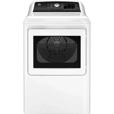 Ge Appliances 7.4 Cu. Ft. Electric Dryer Sensor Dry Reversible Door In White