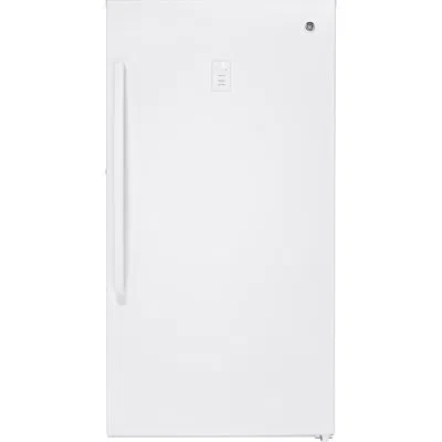 Ge Appliances Garage Ready 17.3 Cu. Ft. Frost-free Upright Freezer In White