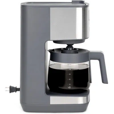 Ge Appliances Ge 12 Cup Drip Coffee Maker With Adjustable Keep Warm Plate In Stainless Steel