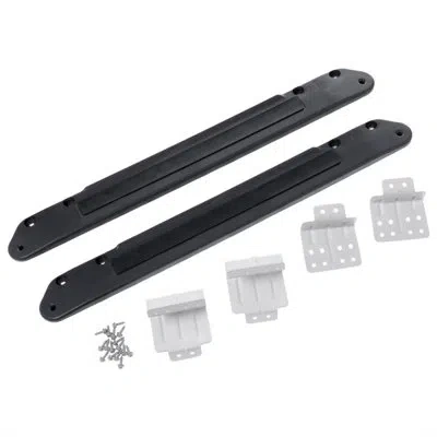 Ge Appliances Ge 28" Front Load Washing Machine/dryer Stacking Kit In Black