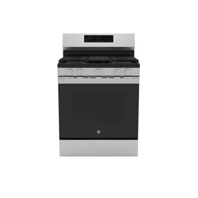 Ge Appliances Ge 30" Free-standing Gas Convection Range With No Preheat Air Fry And Easywash Oven Tray In Stainless Steel