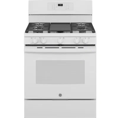 Ge Appliances Ge® 30" Free-standing Gas Convection Range With No Preheat Air Fry In White