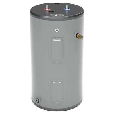 Ge Appliances Ge 30 Gallon Short Electric Water Heater In Gray