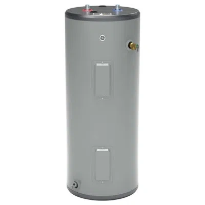 Ge Appliances Ge 30 Gallon Tall Electric Water Heater In Gray