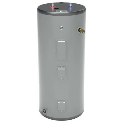 Ge Appliances Ge 40 Gallon Short Electric Water Heater In Gray