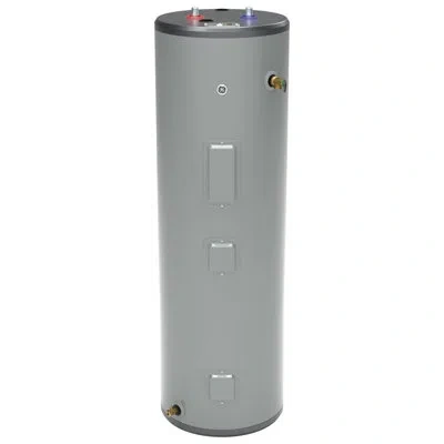 Ge Appliances Ge 40 Gallon Tall Electric Water Heater In Gray;grey;gris