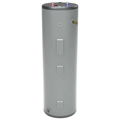 Ge Appliances Ge 40 Gallon Tall Electric Water Heater In Gris;grey;gray