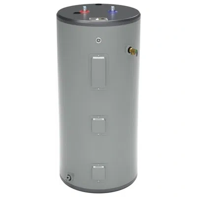 Ge Appliances Ge 50 Gallon Short Electric Water Heater In Gray