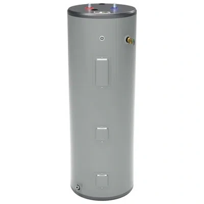 Ge Appliances Ge 50 Gallon Tall Electric Water Heater In Gris;grey;gray