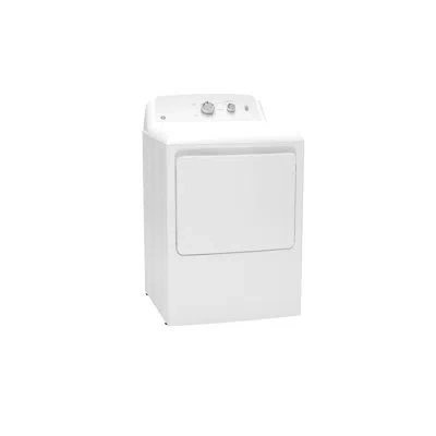 Ge Appliances Ge 6.2 Cu Ft Capacity Electric Dryer With Up To 120 Ft Venting And Shallow Depth​ In White