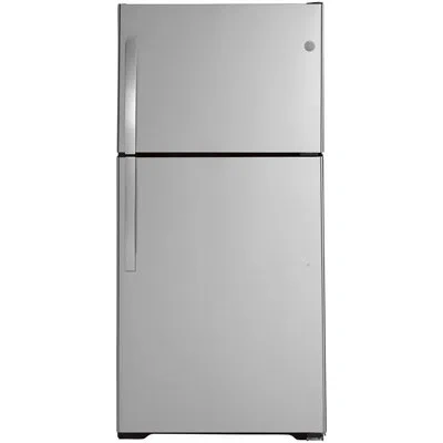 Ge Appliances Ge 66.38" H Top Freezer 19.2 Cu. Ft. Refrigerator In Silver