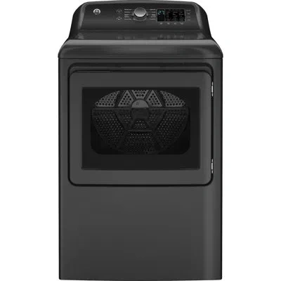 Ge Appliances Ge® 7.4 Cu. Ft. Capacity Electric Dryer With Up To 120 Ft. Venting And Sensor Dry In Diamond Gray
