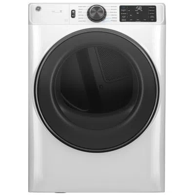 Ge Appliances Ge® 7.8 Cu. Ft. Capacity Smart Front Load Electric Dryer With Steam And Sanitize Cycle In White