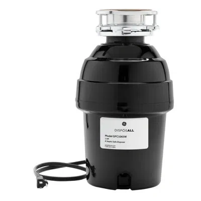 Ge Appliances Ge Disposall 1 Hp Continuous Feed Garbage Disposer - Corded In Black;black